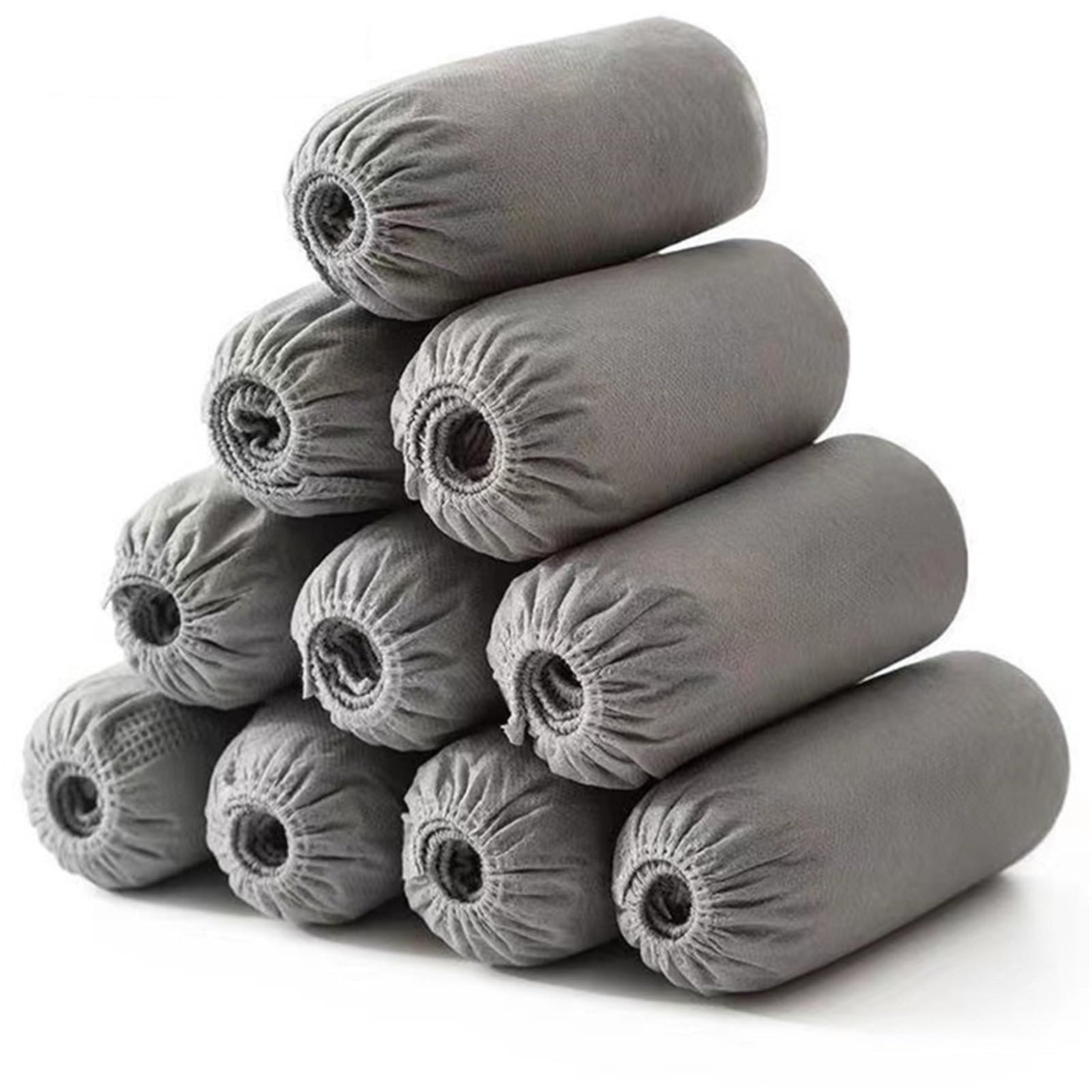 WEOKDFHA Shoe Covers Anti Slip Shoe Covers Waterproof Overshoes Reusable Boot Cover Protectors for Indoors Home Office Workplace(Gray 100PCS)