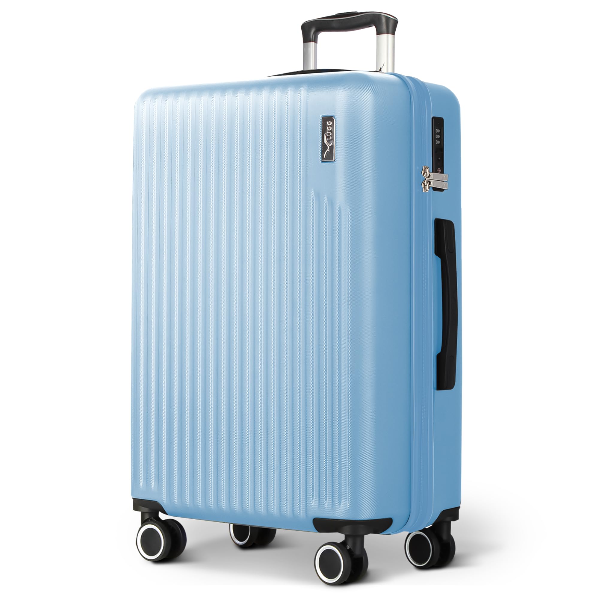 LUGG 20inch Vacay Suitcase ABS Luggage with TSA Indent Lock, Aluminium Trolley Handle, 360° Spinner Wheels, Water-Resistant & Durable Material - Airline Compatible (55 x 23 x 35cm) — view 39