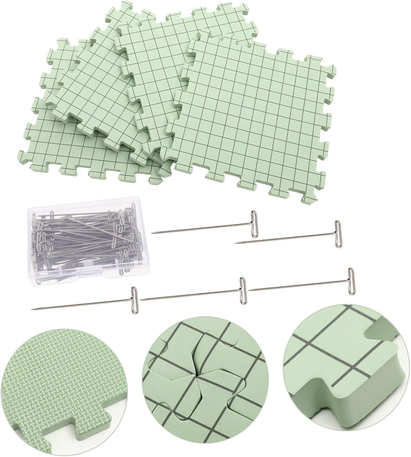 Knitting Crochet Board Portable Foam Blocking Board Xmas