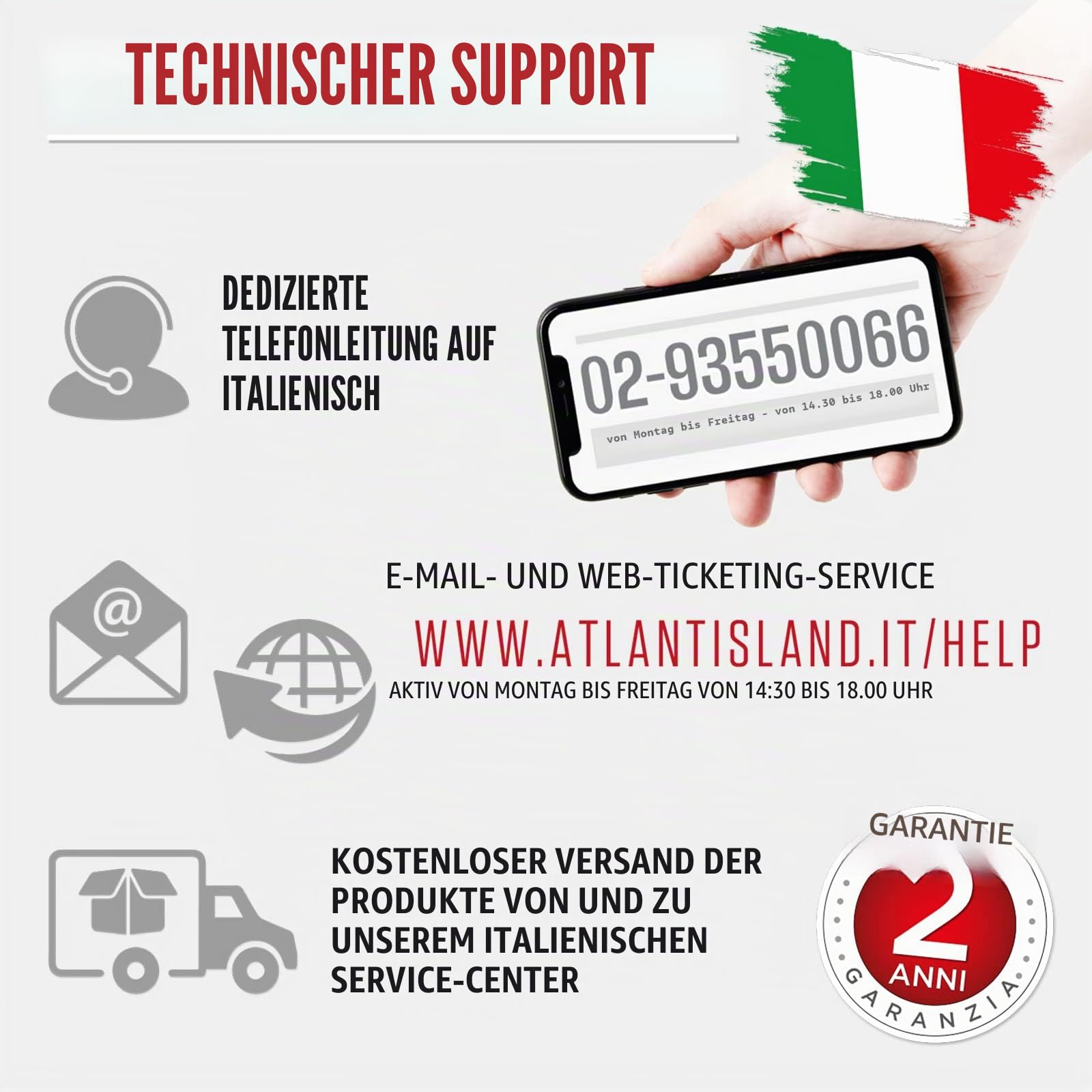 Atlantis Online-USV 1500 VA/1350 W mit Doppelwandler