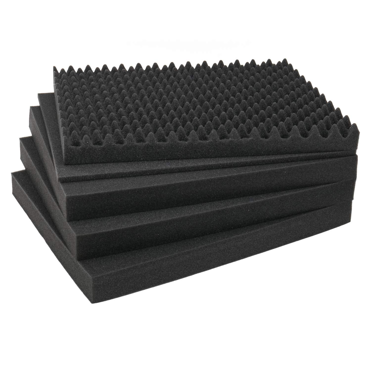 HMF ODR100 Inserti per valigie con schiuma a griglia per valigie fotografiche da esterno | Set da 5 | 51 x 35 cm