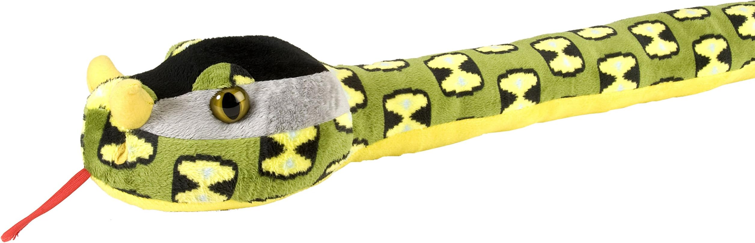 Wild Republic Snake Plush, Stuffed Animal, Plush Toy, Gifts Kids, Rhino Viper 70 Inches