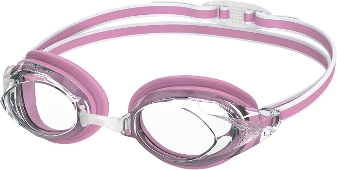 Speedo Vanquisher 3.0 Gafas de natación para Mujer, Funny Pink/Clear, One…