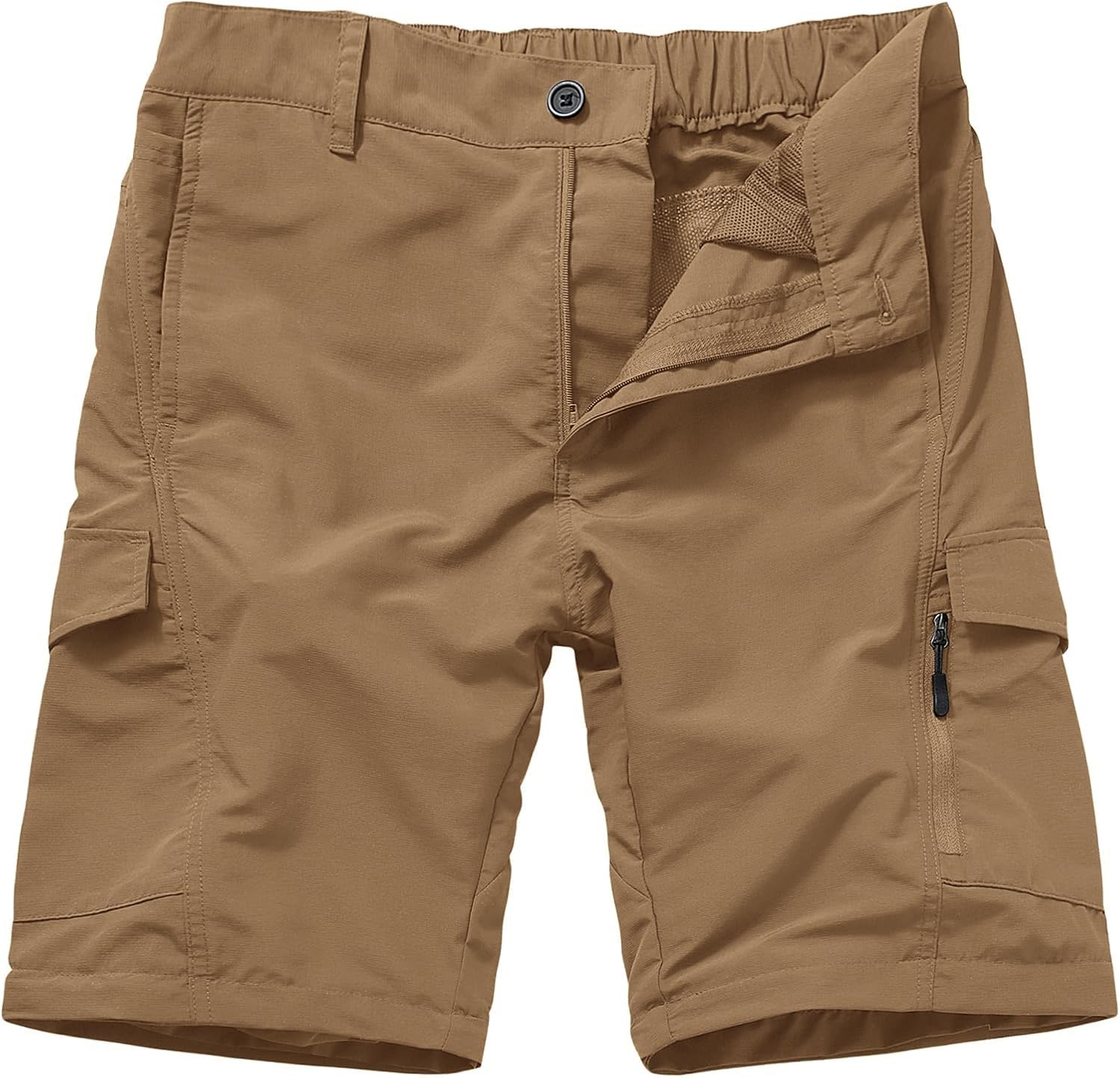 Mens Hiking Pants Quick Dry Lightweight Fishing Convertible Zip Off Safari Trousers - Image 3