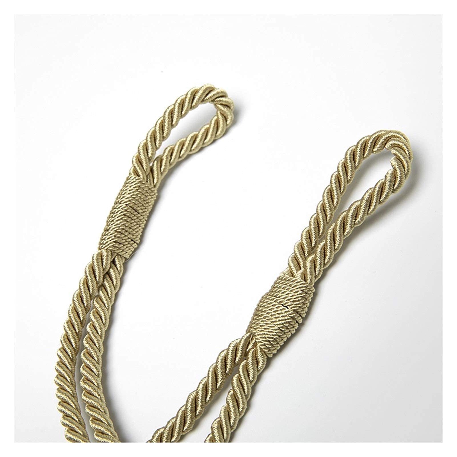 Embrasses magnétiques pour rideaux en cristal, 2pcs embrasses pour rideaux corde velours perle rideau accessoires embrasse porte-boucle cordes suspendues décoration de la maison pour la fixation de