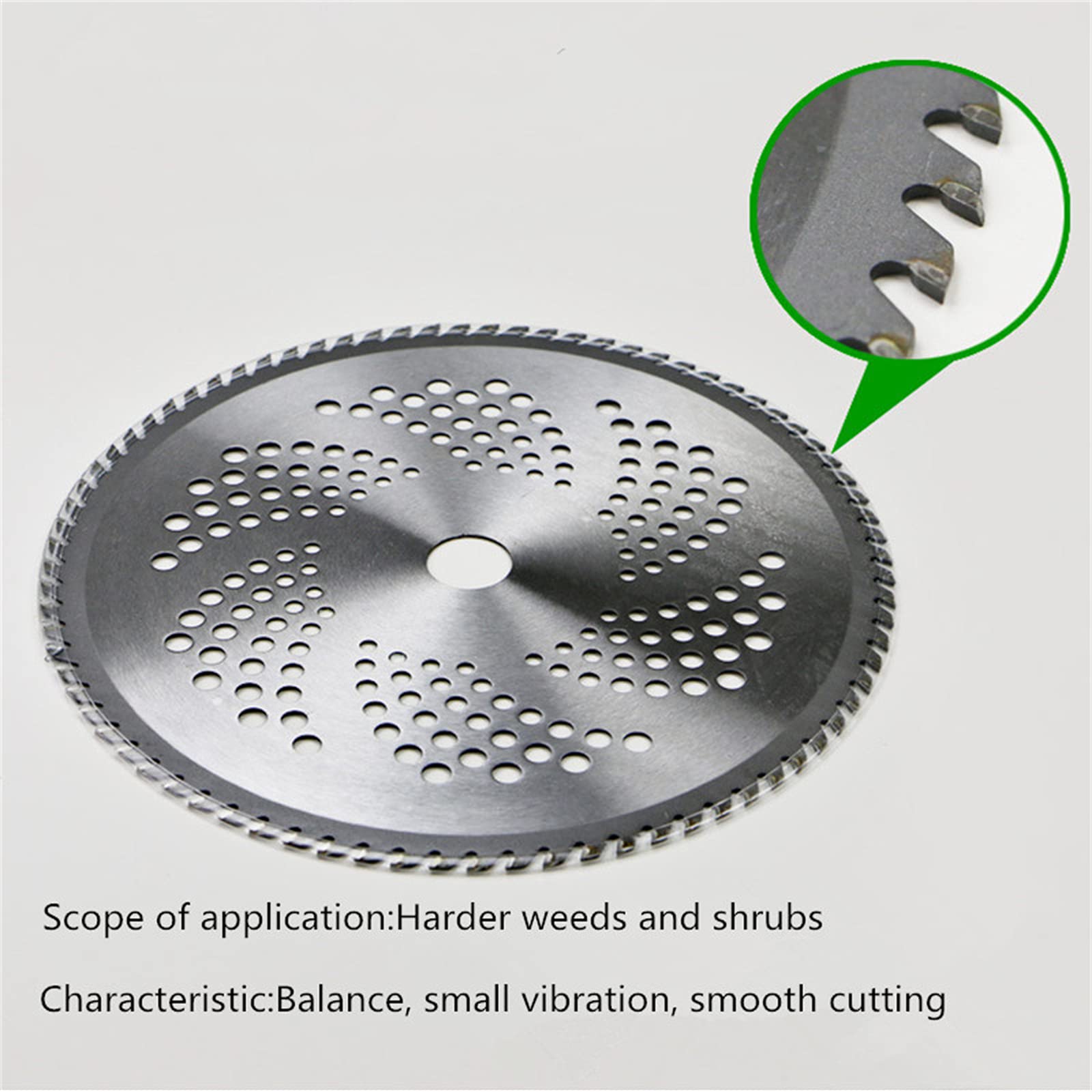255mm 40T/60T/80T Cuchilla Cortadora de Cepillo Cortadora de Césped Cuchilla de Sierra Circular de Repuesto para Cortar Césped, Cuchilla para Recortar Árboles 5 Piezas,60T