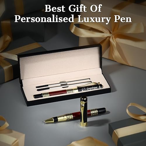 Miniatura 11 de Bnesi Bolígrafo de lujo, juegos de bolígrafos de escritura personalizados, bonitos bolígrafos para hombres y mujeres, regalo profesional, ejecutivo