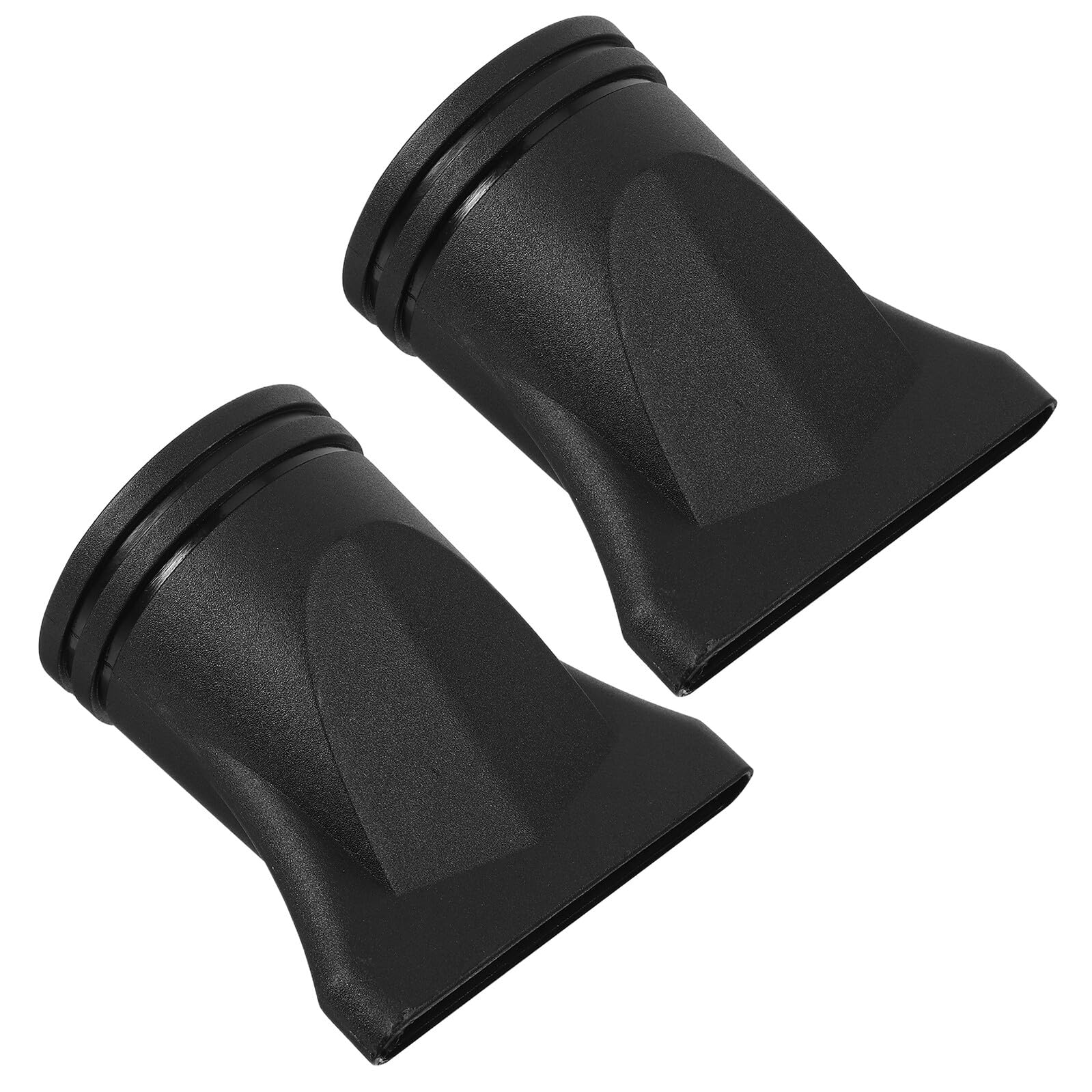 LIFKOME 2 bocchette per asciugacapelli, concentratore per uno styling preciso, in plastica nera, durevole, flusso d'aria focalizzato per una maggiore lucentezza, adatto per asciugacapelli di diametro