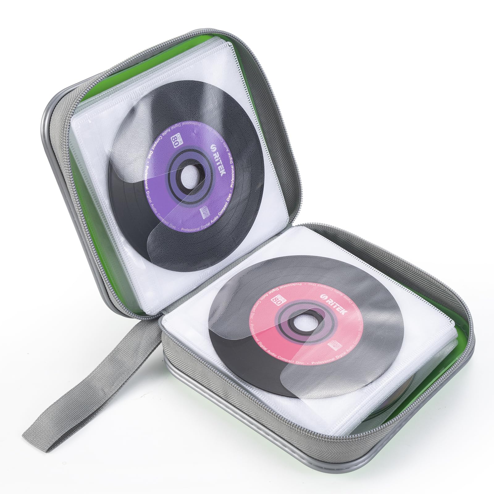 Amazon.com: alavisxf xx CD Case, 48 Capacity Hard Plastic Zipper