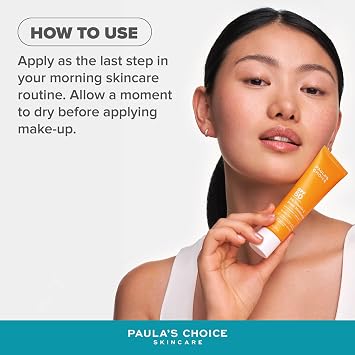 Paula's Choice Vitamin C SPF 50 Moisturiser, Hydrates & Brightens, 60 ml