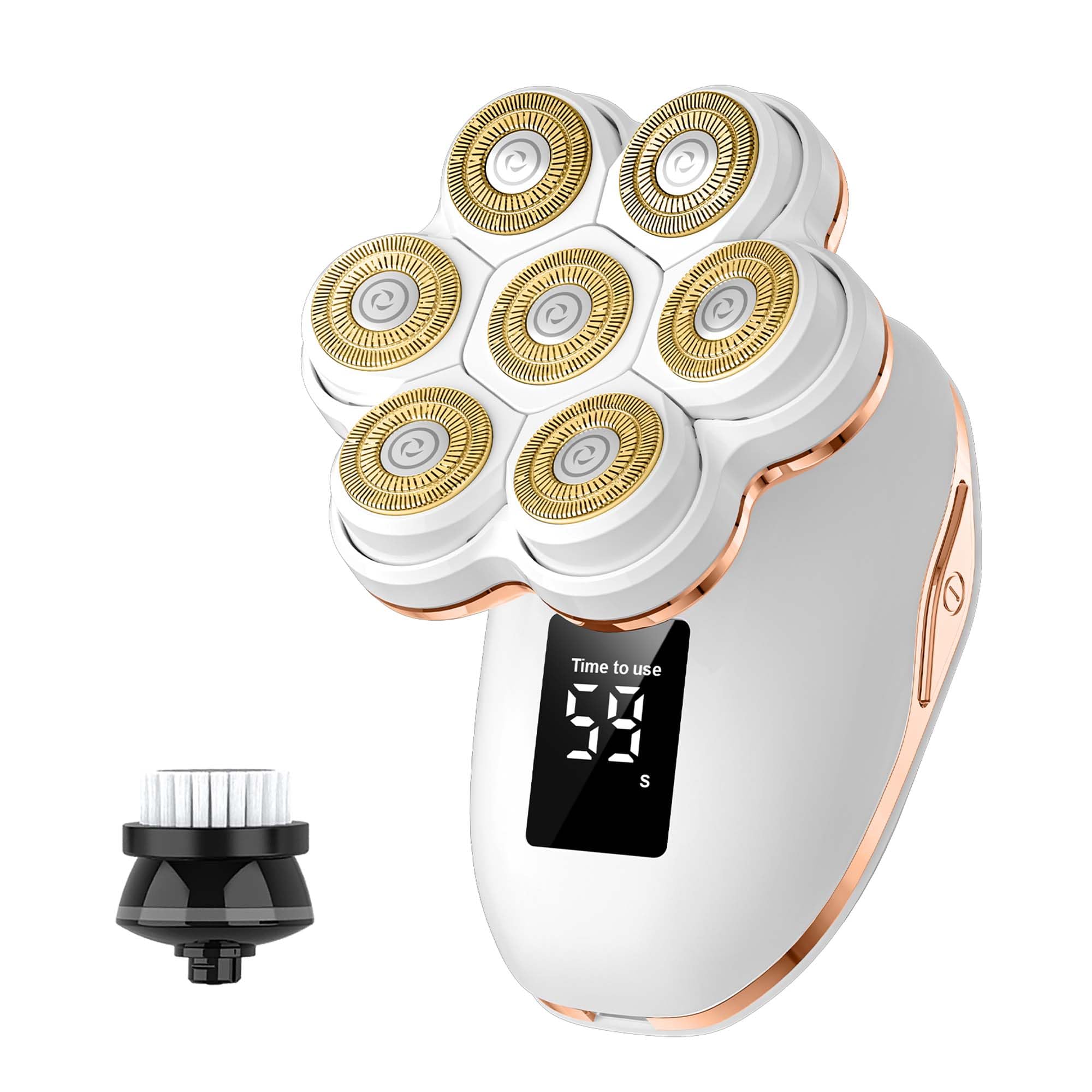 Electric Razors for Women Legs：7D Magnetic Detachable Head Flawless Razor-IPX7 Waterproof Wet Dry Cordless Trimmer-USB Rechargeable Travel Kit(G2)