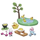 Peppa Pig Peppa's Adventures Picnic Playset, Preschool Toy with 2 Figures and 8 Accessories, for Ages 3 and Up