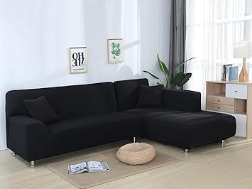 YANKE Sofa Slipcovers Stretch Fabric, Marble L Shaped Furniture ...