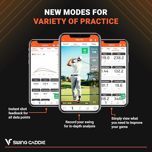 Miniatura 6 de Voice Caddie Swing Caddie SC300i Monitor portátil de lanzamiento de golf