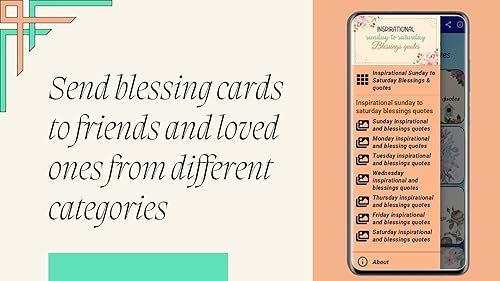 Inspirational Sunday to Saturday Blessings quotes