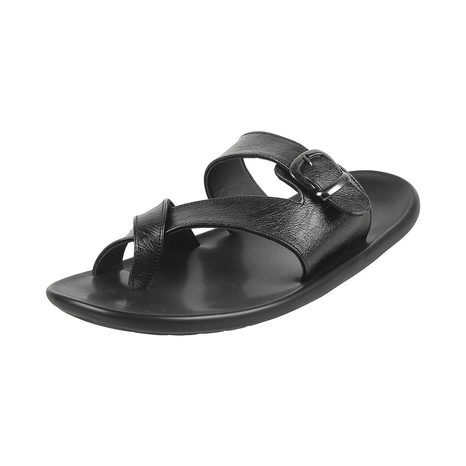 Walkway by Metro Brands Mens Black Slippers-10 UK (44 EU) (16-98359) (B08KDD1PYJ) Amazon Price History, Amazon Price Tracker