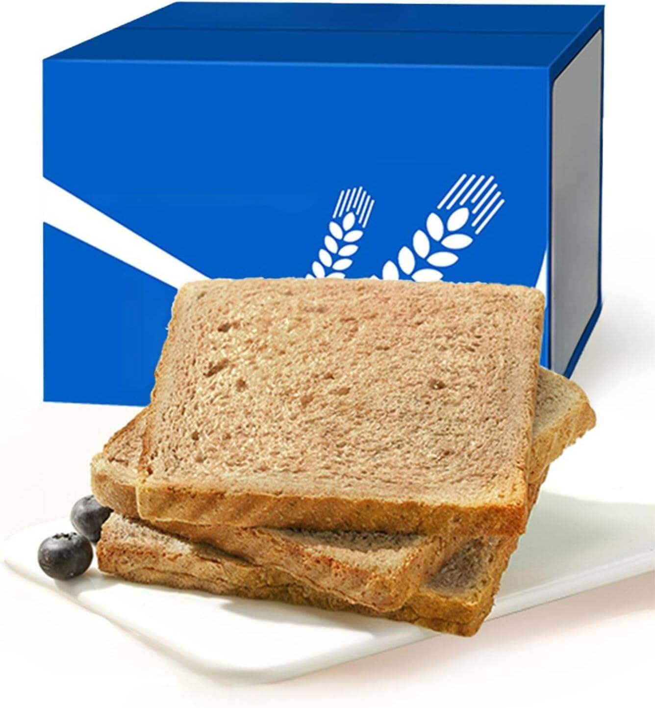 0 Calorie Black Wheat Whole Wheat Sandwich Bread, 33.6 oz (1,000 g), Fast Food Pancakes for Breakfast & Snacks, 0 Calories, Low Sugar, High Fiber, Convenient to Eat, Natural Ingredients