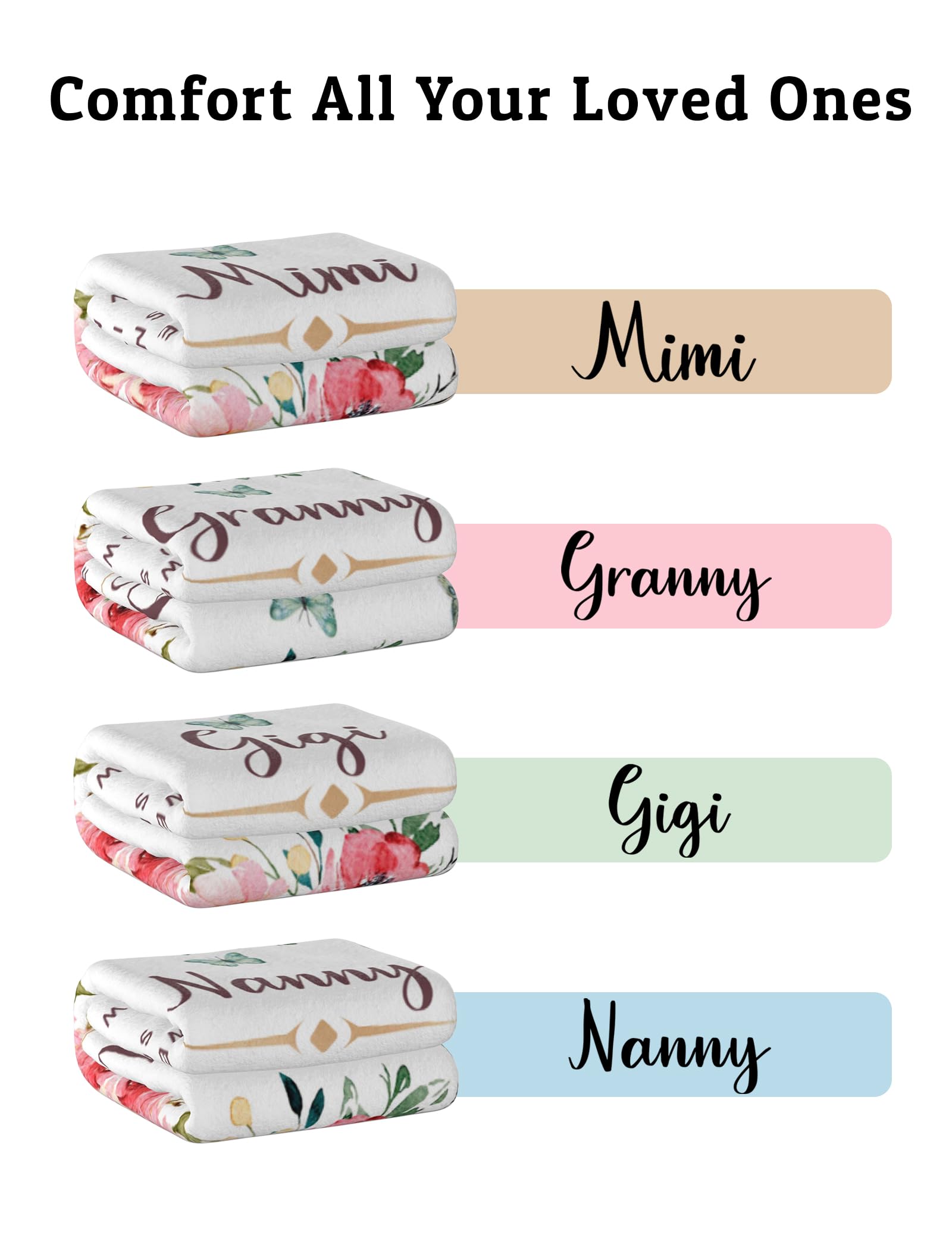 Granny Gifts Coperta Morbida 152 X 127 Cm - Plaid Confortevole Per Divano E Letto