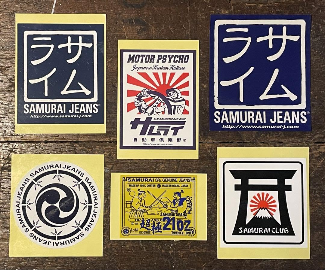 Amazon.co.jp: SAMURAI JEANS サムライジーンズ ステッカー6枚