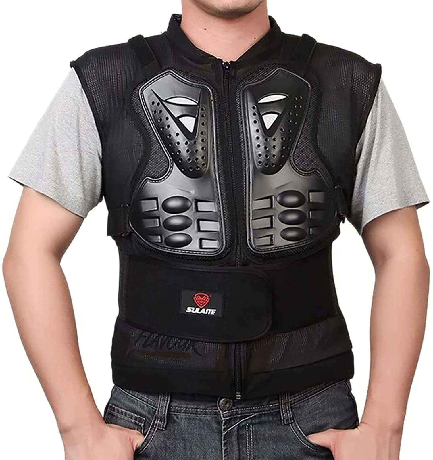 Gilet protettivo per moto da cross, motocross, sci, snowboard, taglia adulto