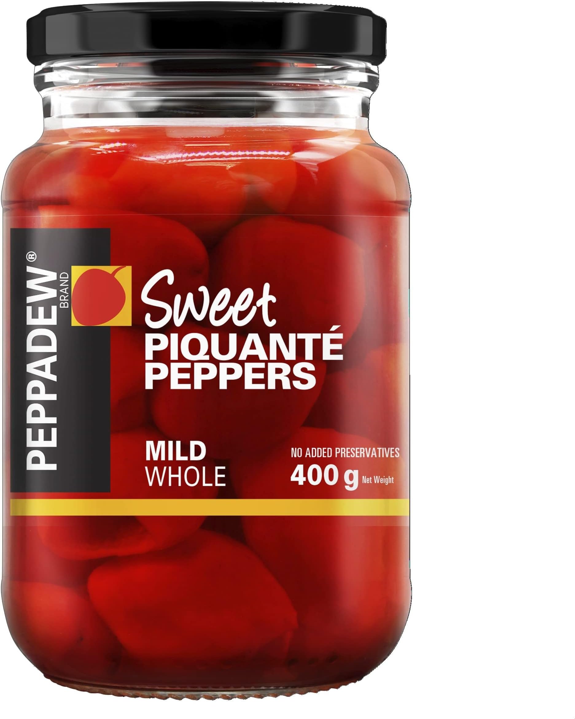 Peppadew Whole Piquante Peppers Mild (400g) Gentle Peppadew Whole Piquante Pepper (400g)
