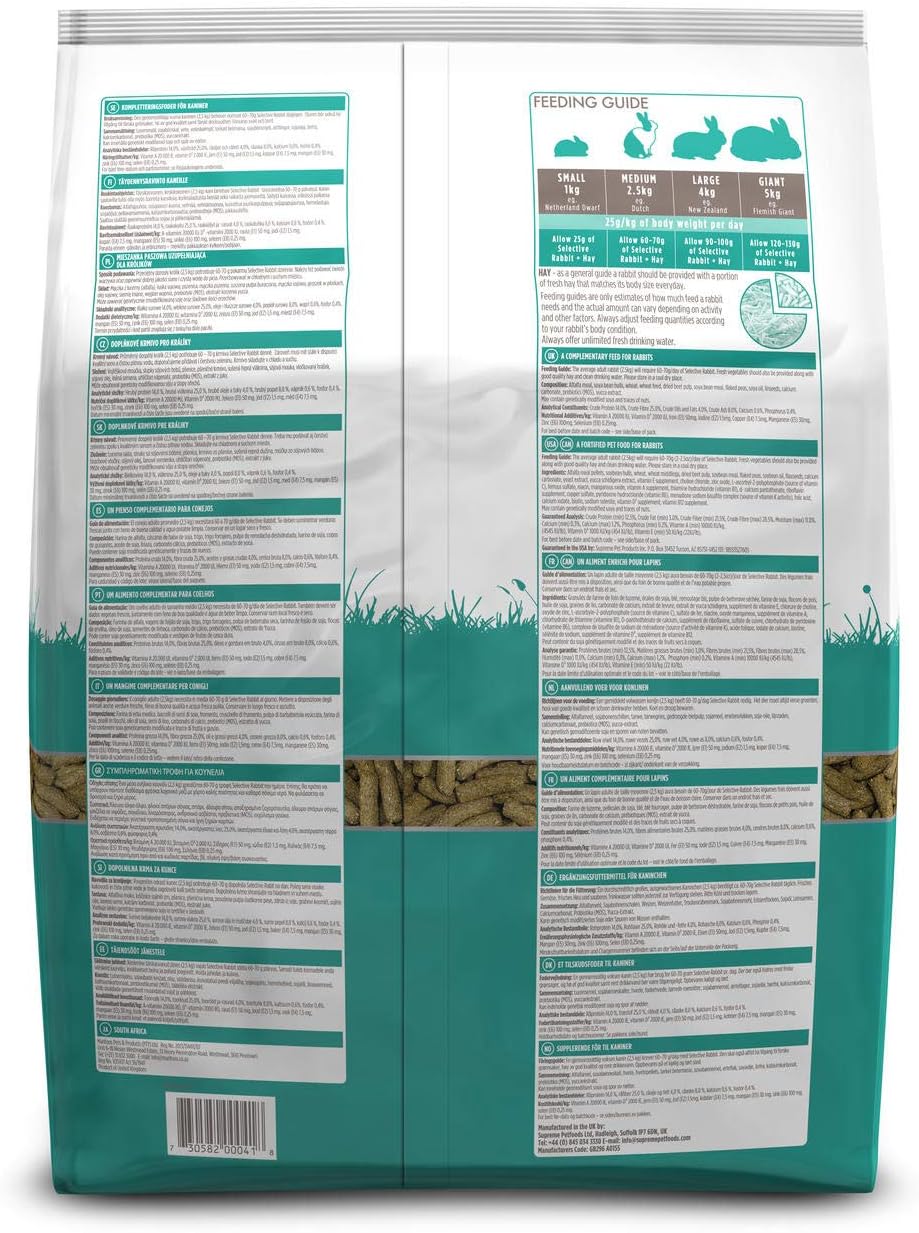 Supreme Petfoods Science Selective Rabbit Food 8.8lbs