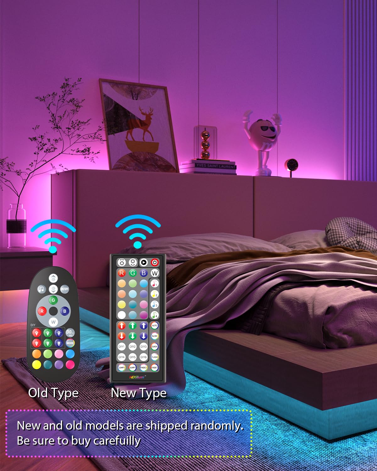 Taśma LED, 15 m, Bluetooth RGB LED, zmiana kolorów, łańcuch świetlny LED z pilotem na podczerwień i aplikacją, 16 mln kolorów, synchronizacja z muzyką, taśmy LED 5050 RGB do sypialni (1 rolka)