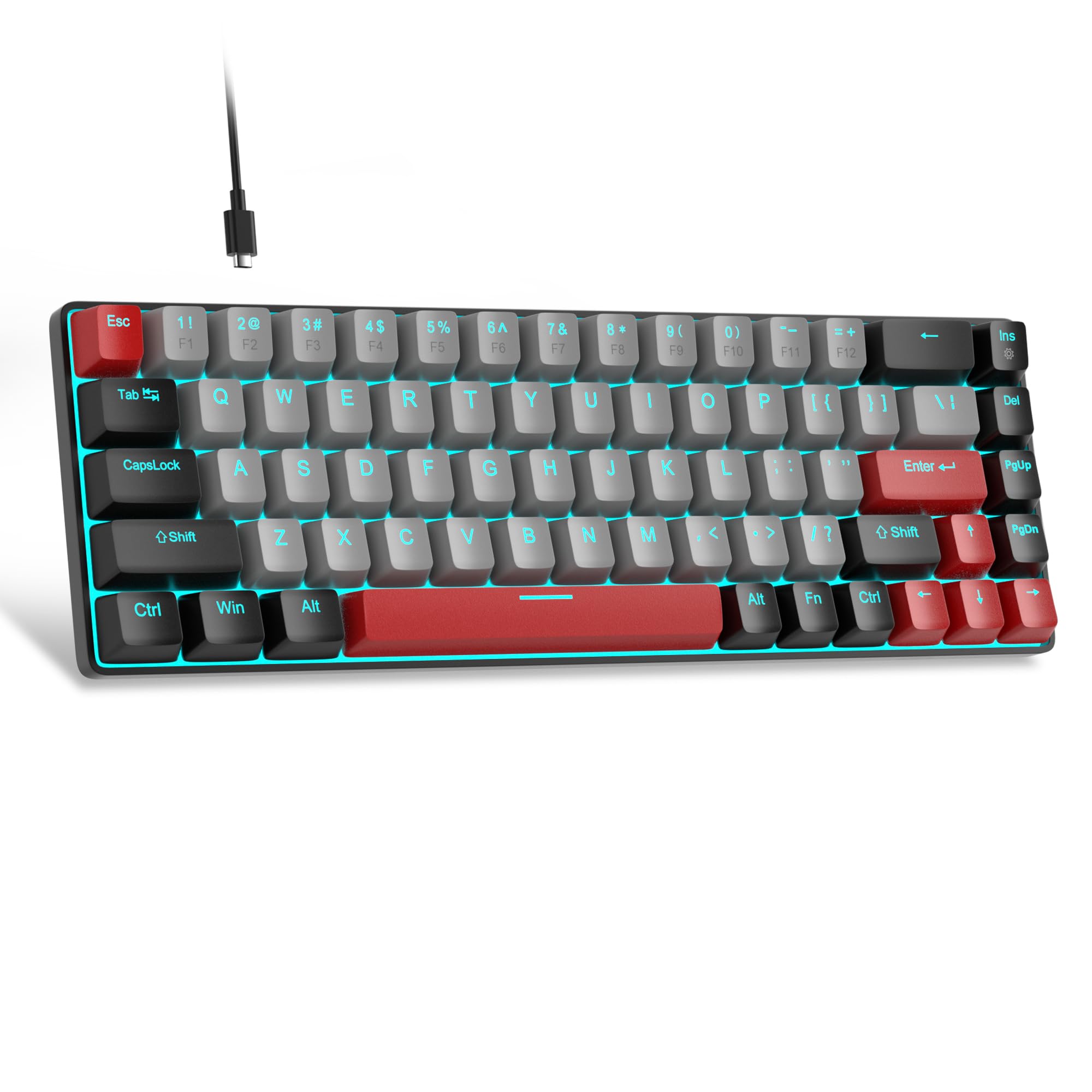 Amazon | MageGee ポータブル 60% メカニカル ゲーミング