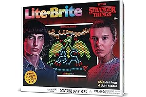 Lite Brite Wall Art Pop: Immerse in the Enchanting World of Stranger Things