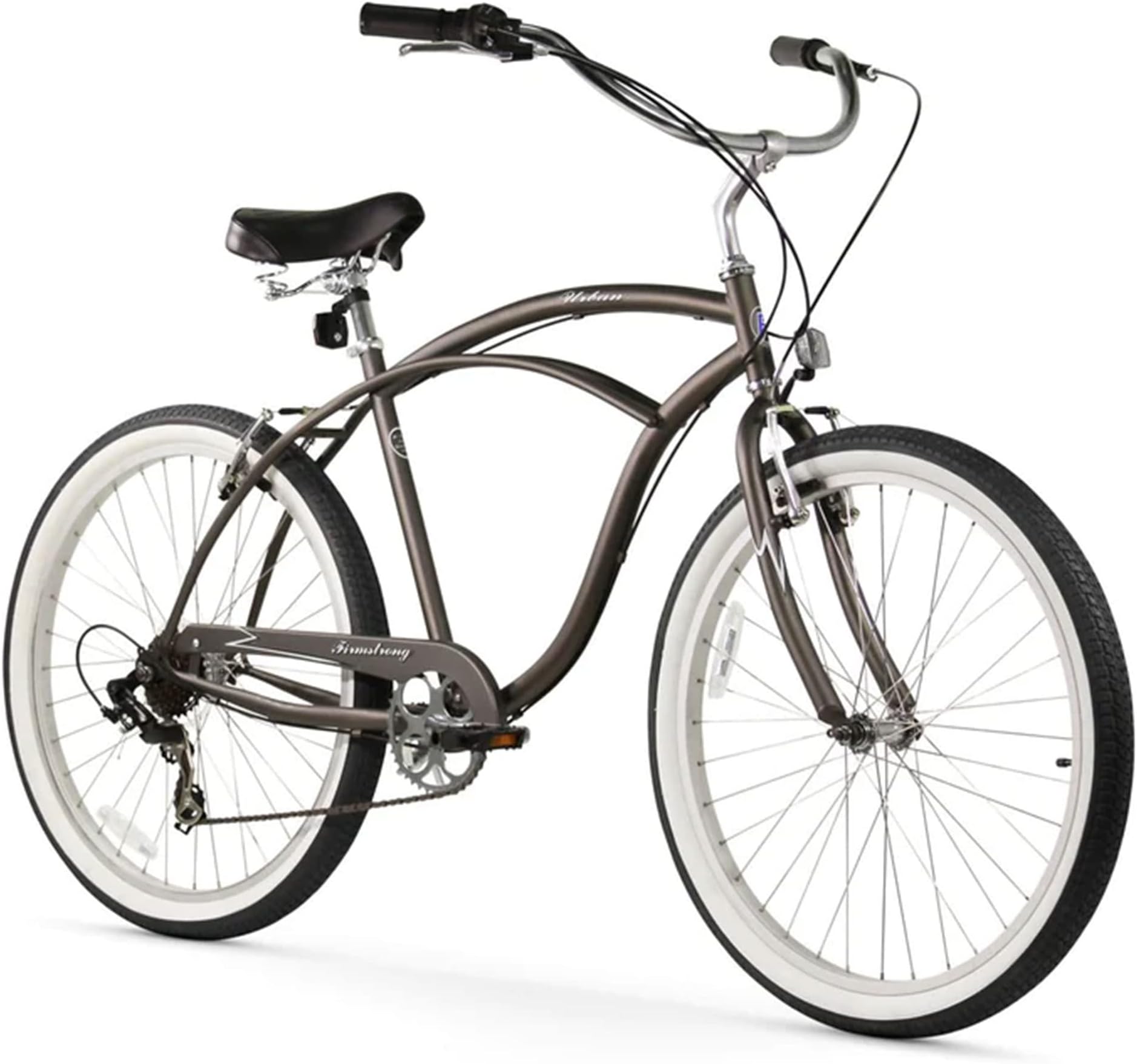 FirmstrongUrban Man Beach Cruiser Bike, Mens Bicycle