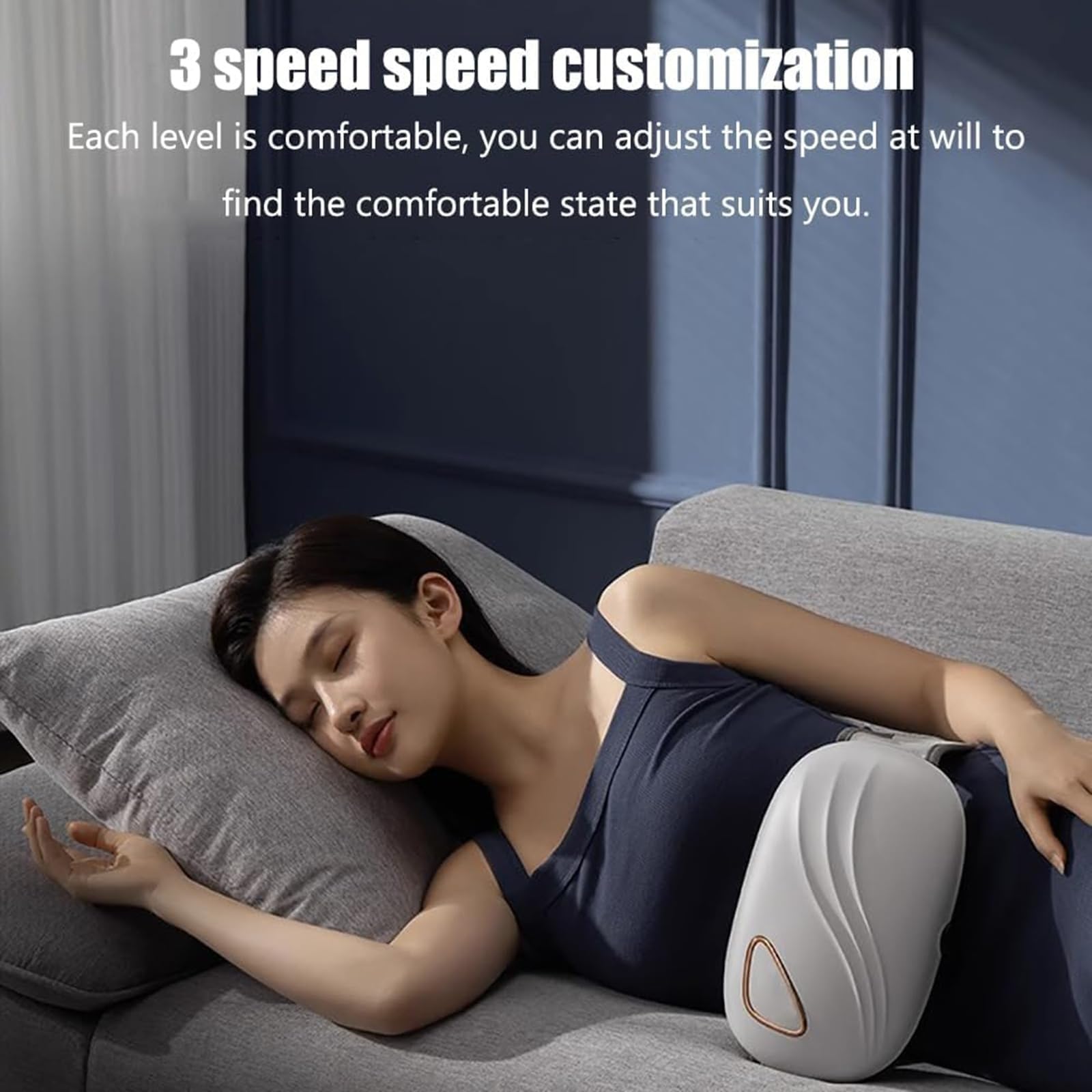 X&Z-XAOY Cintura Elettrica per Il Massaggio del Ventre con Timer Massaggiatore per Addome Bianstone Regolazione della velocità A 3 velocità 2 Livelli di Compressione Calda E 3 modalità