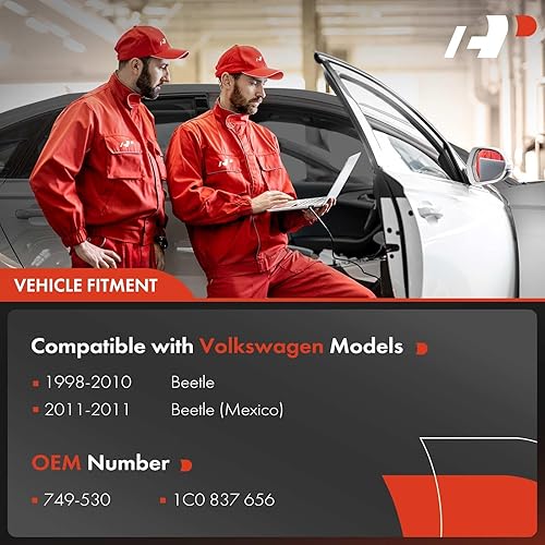 Miniatura 2 de A-Premium Elevalunas eléctrico sin motor compatible con Volkswagen Beetle 1998-2010 Delantero derecho lado del pasajero