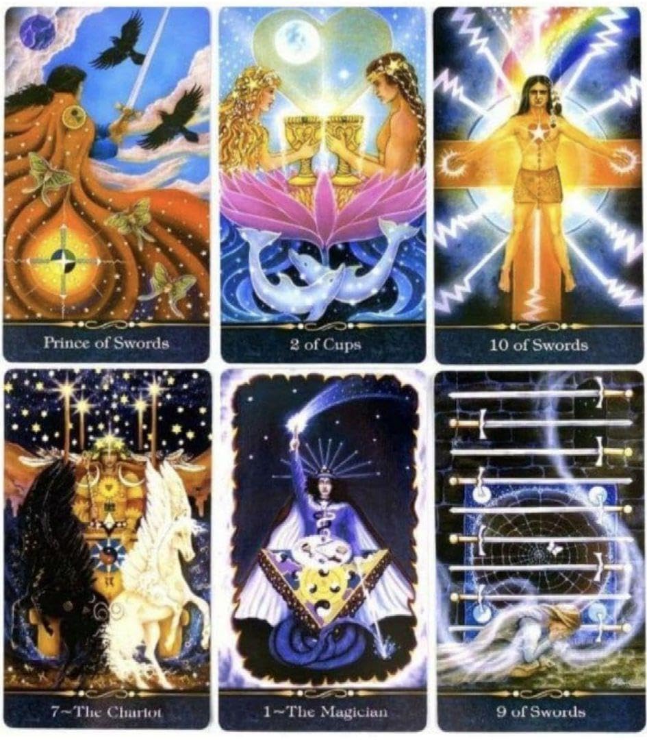 【正規品】美麗＆神秘的☪︎月と星・惑星・星座の海外タロットカード✨入手困難品 Amazon.co.jp: The STAR タロットカード 占い : おもちゃ