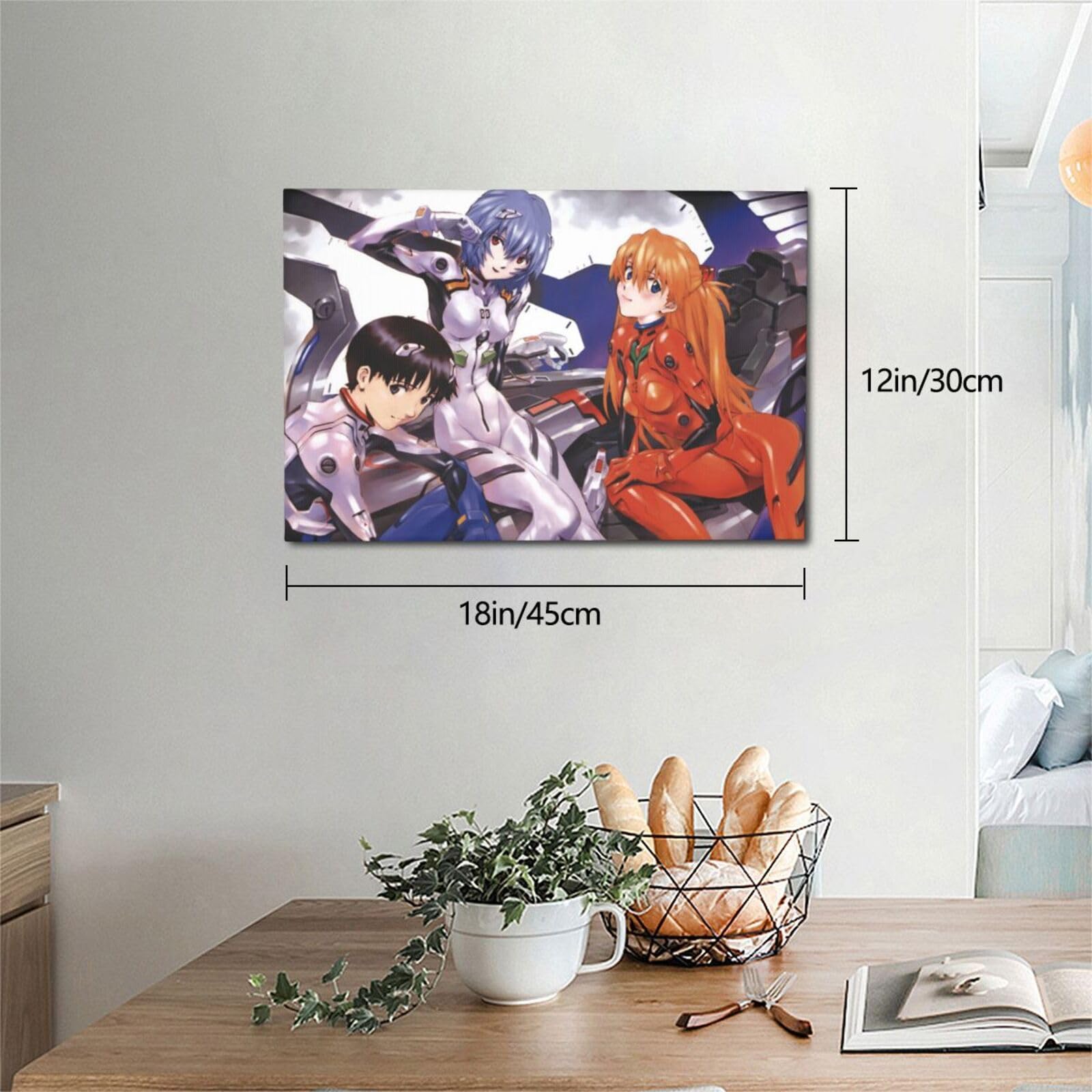 エヴァンゲリオン アートポスター 木製フレーム付き Amazon.co.jp: アートパネル 新世紀エヴァンゲリオン アスカ Eva