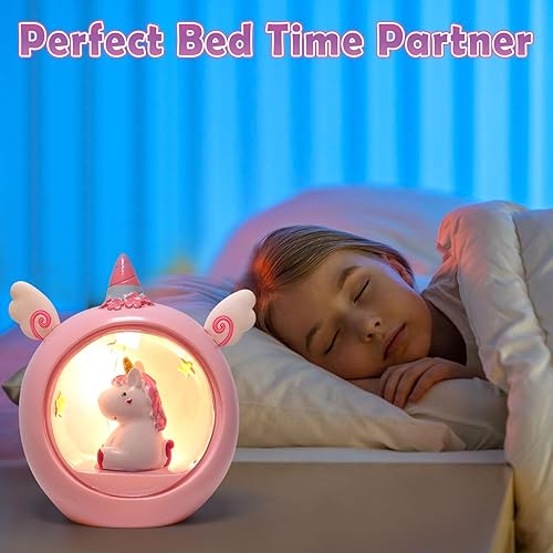 Miniatura 2 de Regalo de unicornio para niñas de 3, 4, 5, 6, 7, 8 años, con botella de agua de animales de peluche, collar de luz nocturna, diadema, bolígrafo de