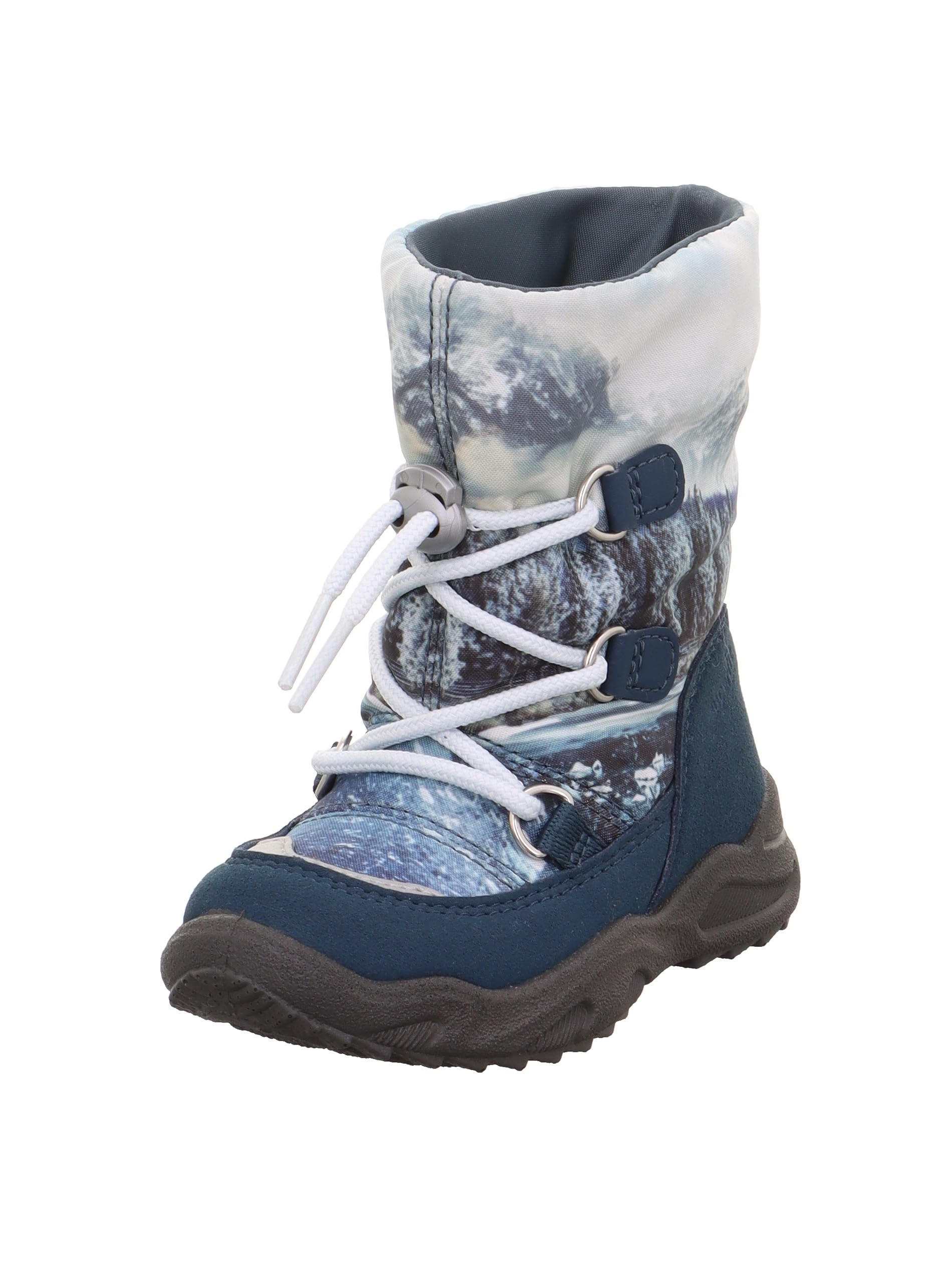 Superfit Boys GLACIER warm gefütterte Gore-Tex Stiefel, BLAU 8010