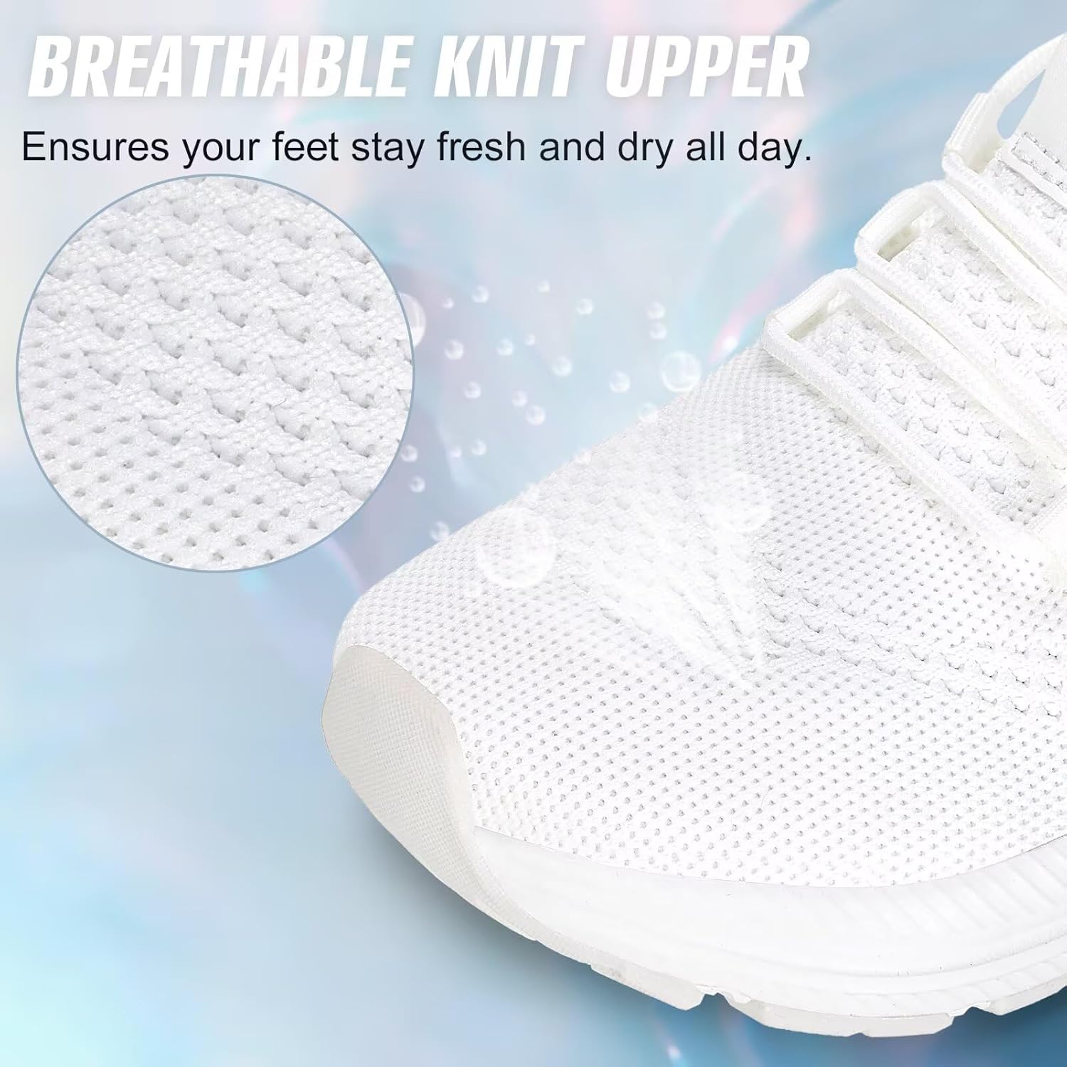 ZYEN Wide Toe Box Shoes Women Non-Slip Ultra Light Running Sneakers Extra Wide Feet Arch Support Walking Shoes Tennis Diabetes Breathable Gym Workouts 6-12 - Image 5