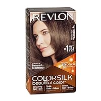 Vista 38 de Revlon ColorSilk Beautiful Color 41 marrón medio 1 ea (paquete de 5)