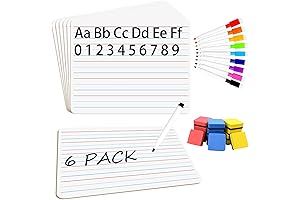 Lined Dry Erase Boards for Kids - Perfect Line Holder Writing Practice