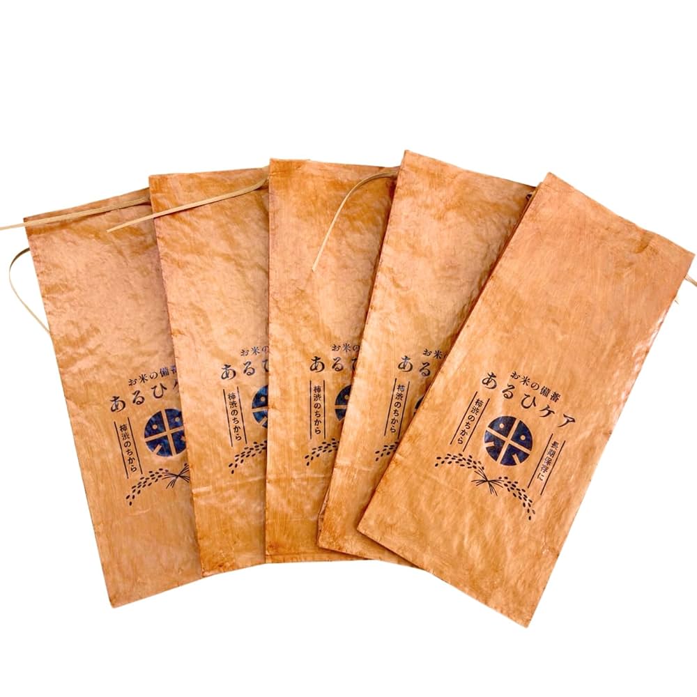 柿渋米袋：九里虎　30kg x4袋・10kg x 4袋・５kg x３袋 柿渋米袋：九里虎 30kg x4袋・10kg x 4袋・5kg x3袋 米袋(柿渋