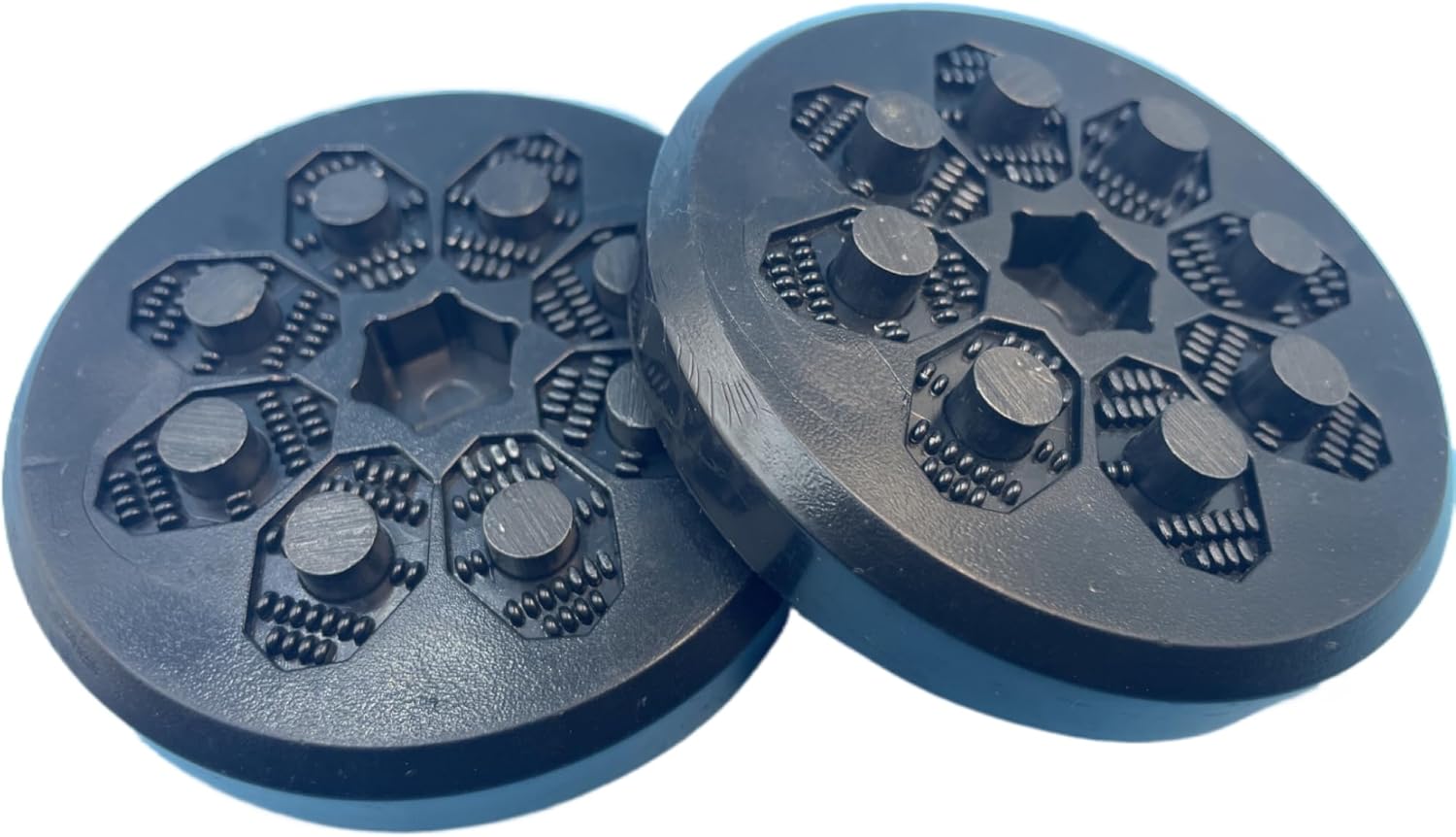 JYAN Spark Puck Slide Pucks for Longboard Sliding, Durable Sliding Pucks Wear-Resistant POM Material (1 Pair)