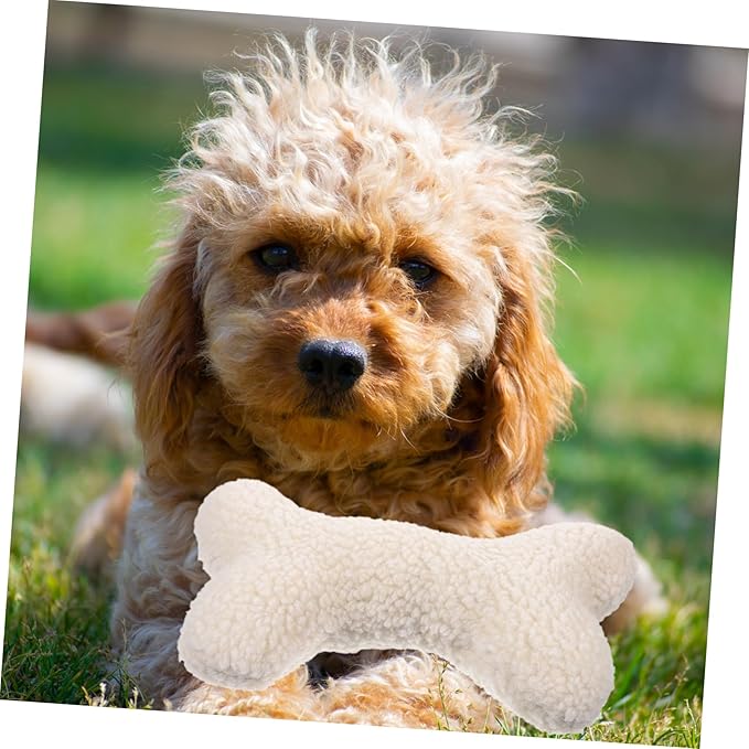 Juguete para Perro Hueso de Cordero con Chirriador miniatura 8