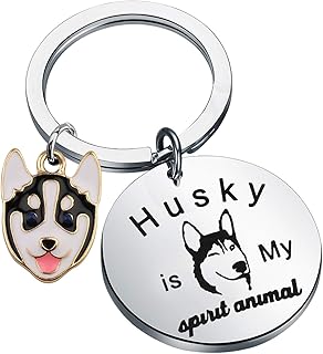 Husky Jewelry Husky Keychain Husky Bracelet/Necklace Dog Mom Gift Dogs Jewelry for Husky Lover