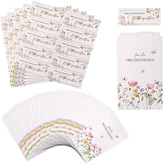 50 Stücke Freudentrnen Taschentcher Tten/Mini Hochzeit Papiertten/Vintage Papiertüten Hochzeit-Sticker aus Naturpapier/Freudentränen Blume Verpackung Deko für Taschentücher Gastgeschenke Hochzeitsdeko