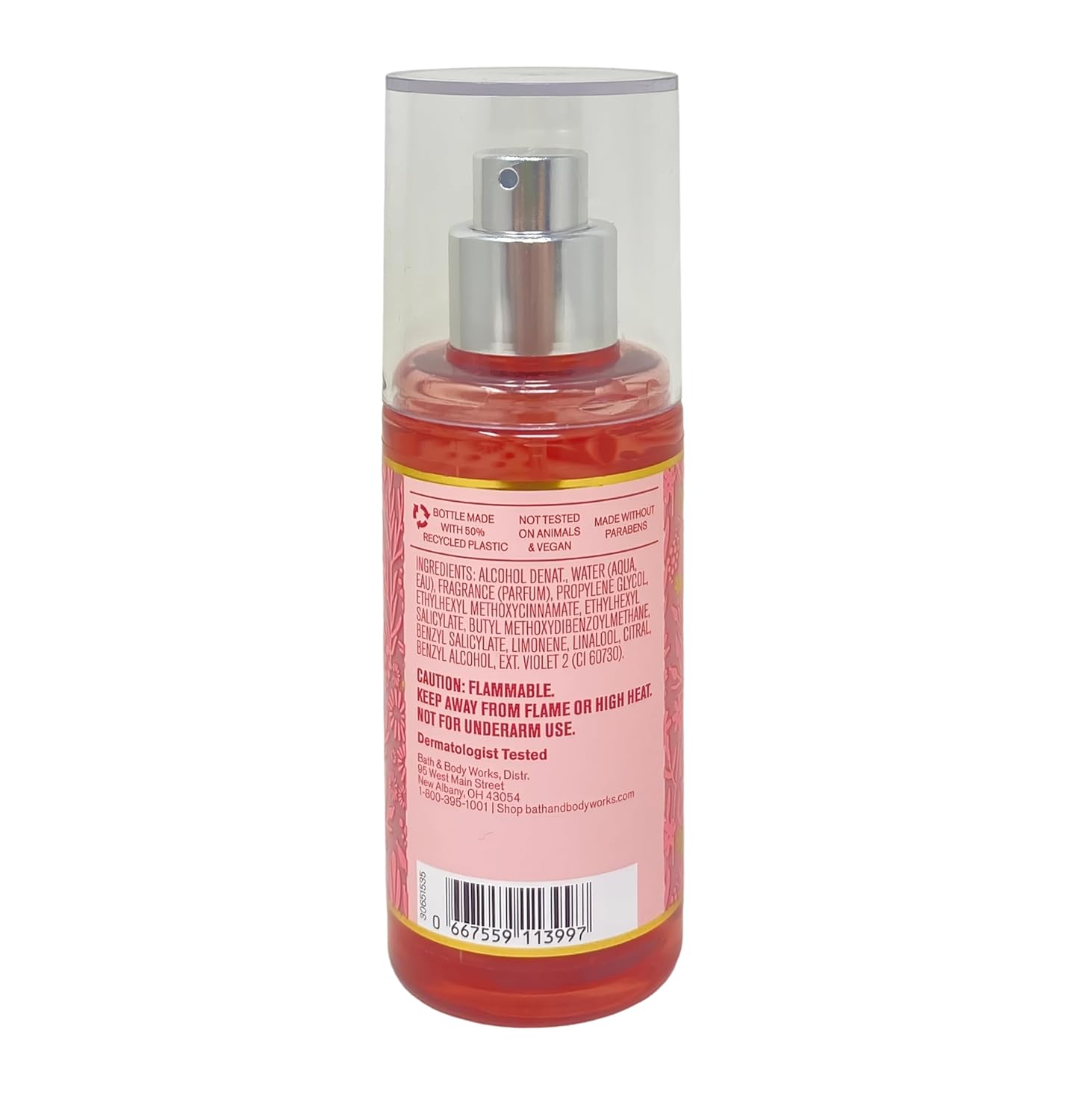 Bath & Body Works Tutti Frutti Candy 3 Pack Mini Fragrance Mist Bundle with a Himalayan Salts Springs Sample Soap - Travel Size