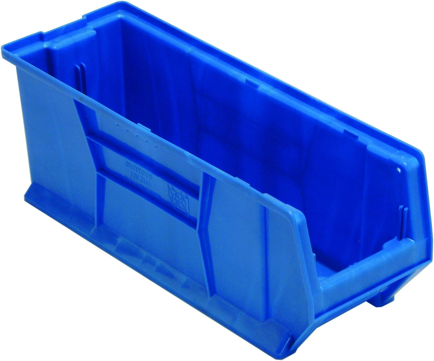 FSE 373-QUS951BLCS Hulk 24" Container, 23-7/8"L x 8-1/4"W x 9"H, Stackable, Polypropylene, Blue, Made in USA