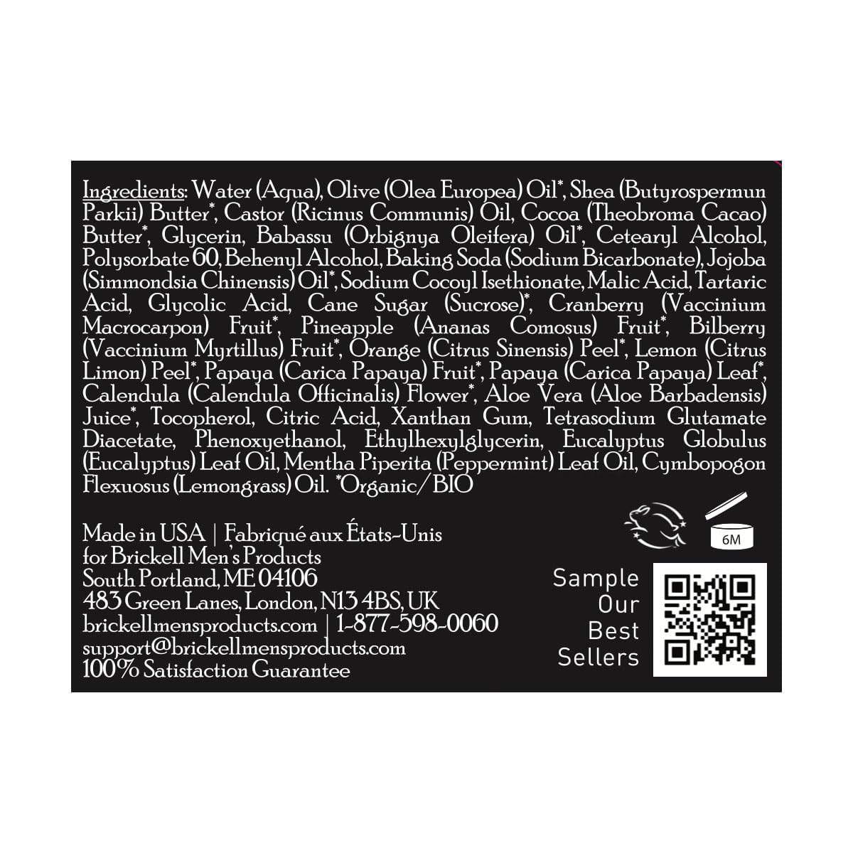 Brickell Men's Smooth Brushless Shave Butter for Men, Natural and Organic Smooth Shaving Butter to Fight Nicks, Cuts and Razor Burn, 2 Ounce, Scented - Image 5