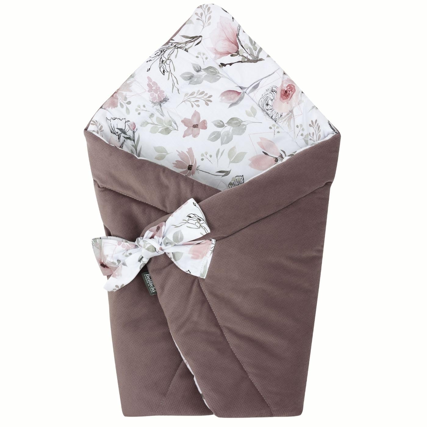 Bellochi Copertina Avvolgente Neonato - Universale Sacco Neonato per Ovetto Carrozzina Gondola Seggiolino Auto - Antialergico - cotone e velluto - Choco Fantasy