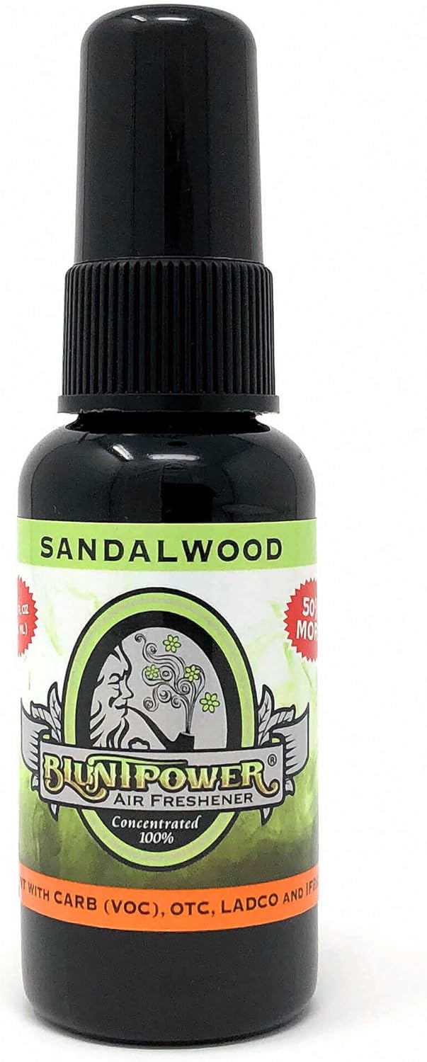 BluntPower (Sandalwood, 1 Pack) Concentrated Air Freshener