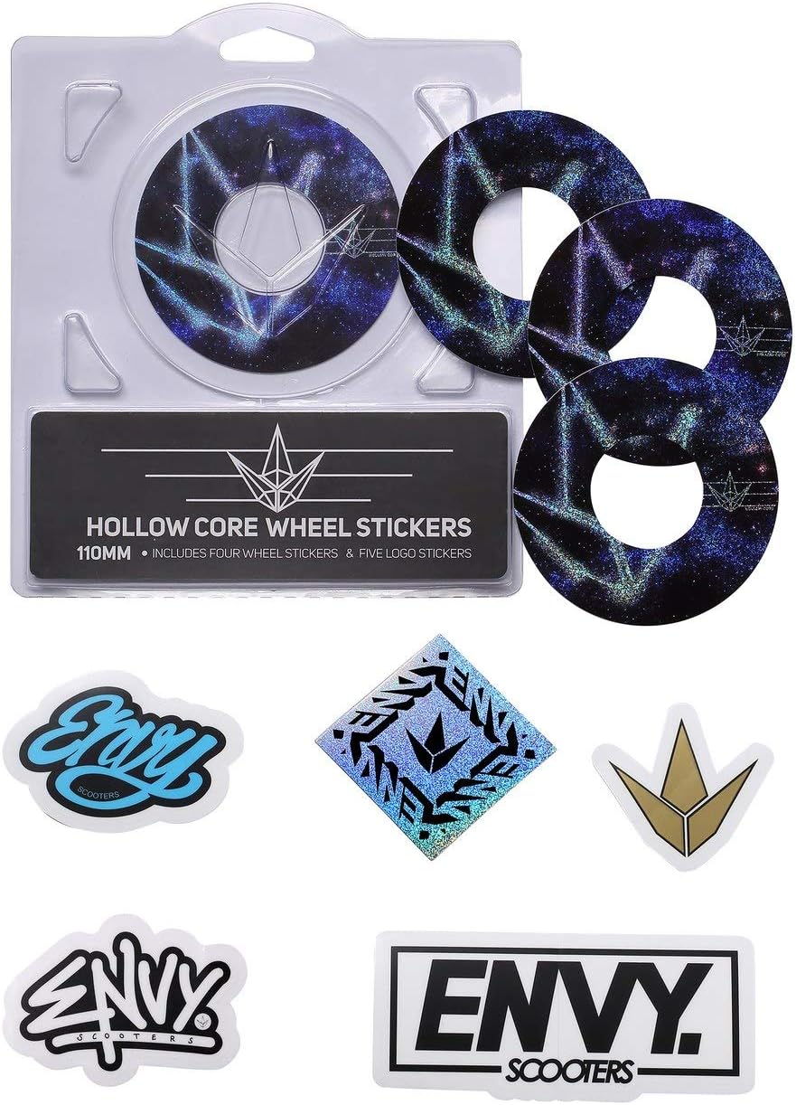 Envy Scooters 110mm Wheel Stickers - Galaxy